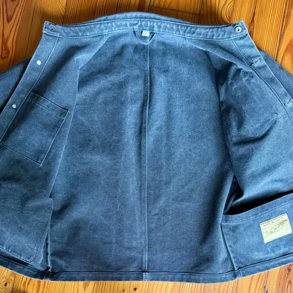 Bradley Mountain Edison Chore Coat Size Men’s Medium - Stone Washed Black - Picture 9 of 14